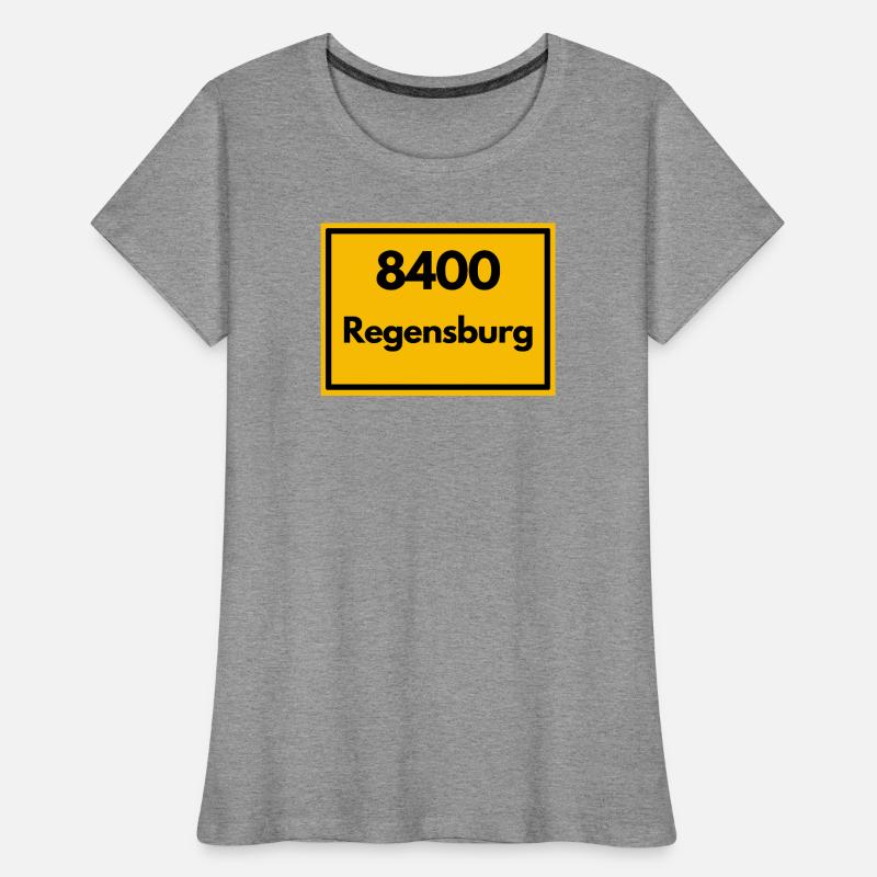 OLD POSTCODE ZIP CODE RETRO 8400 REGENSBURG Women's Premium Organic T-Shirt