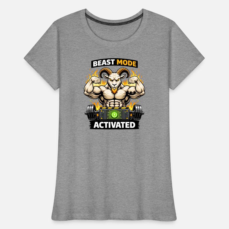 Mode Focus Activé Chèvre T-shirt bio Premium Femme