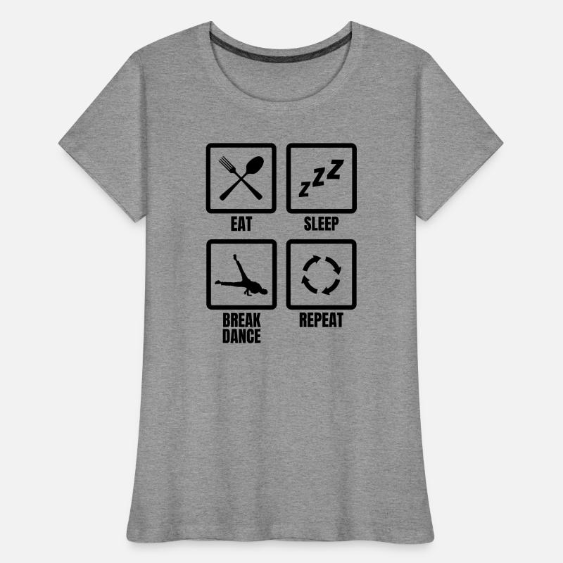 Breakdancer Daily Routine Women's Premium Organic T-Shirt