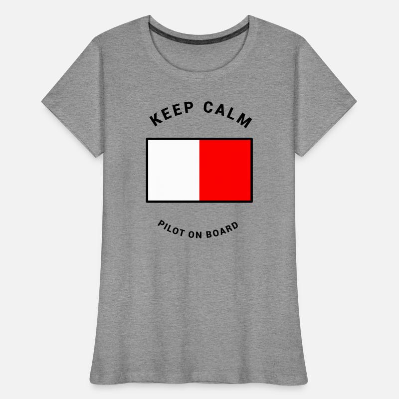 Flag H - pilot on board pilot ship Women's Premium Organic T-Shirt