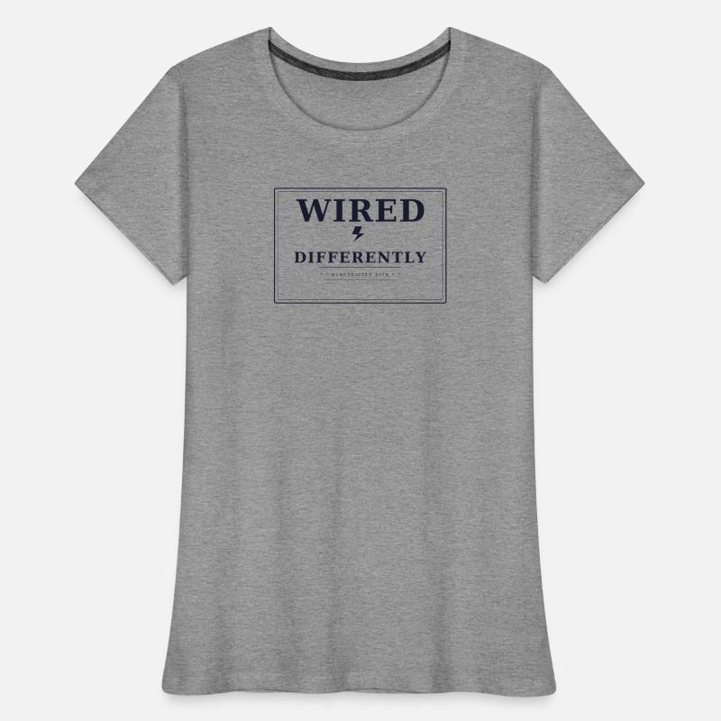 Câblé différemment T-shirt bio Premium Femme