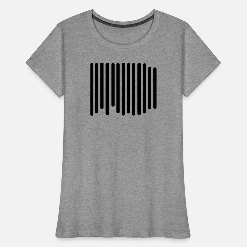 Barcode Frauen Premium Bio T-Shirt