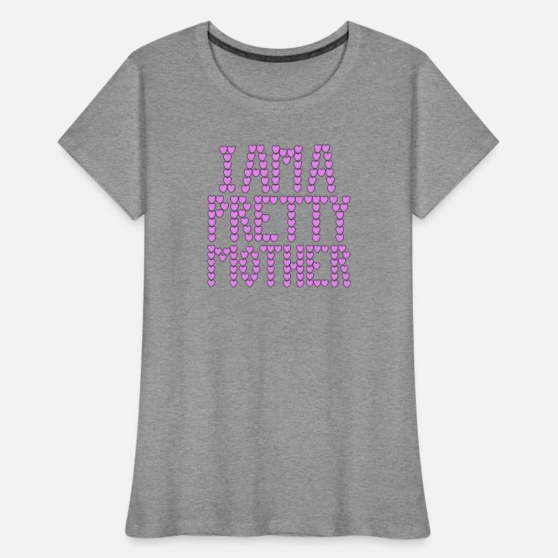 Ich bin eine hübsche Mutter, Typografie. Frauen Premium Bio T-Shirt