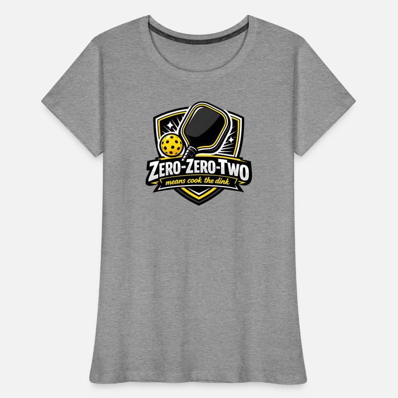 Zero-Zero-Two Pingpong Sieg Design Frauen Premium Bio T-Shirt