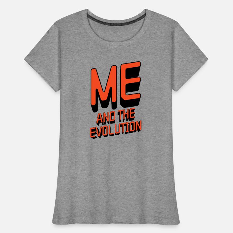 Me and the Evolution Women's Premium Organic T-Shirt