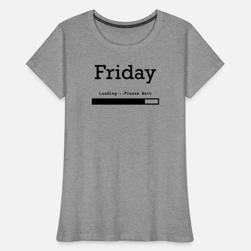Friday Loading: Endlich Freitag & Wochenende Frauen Premium Bio T-Shirt