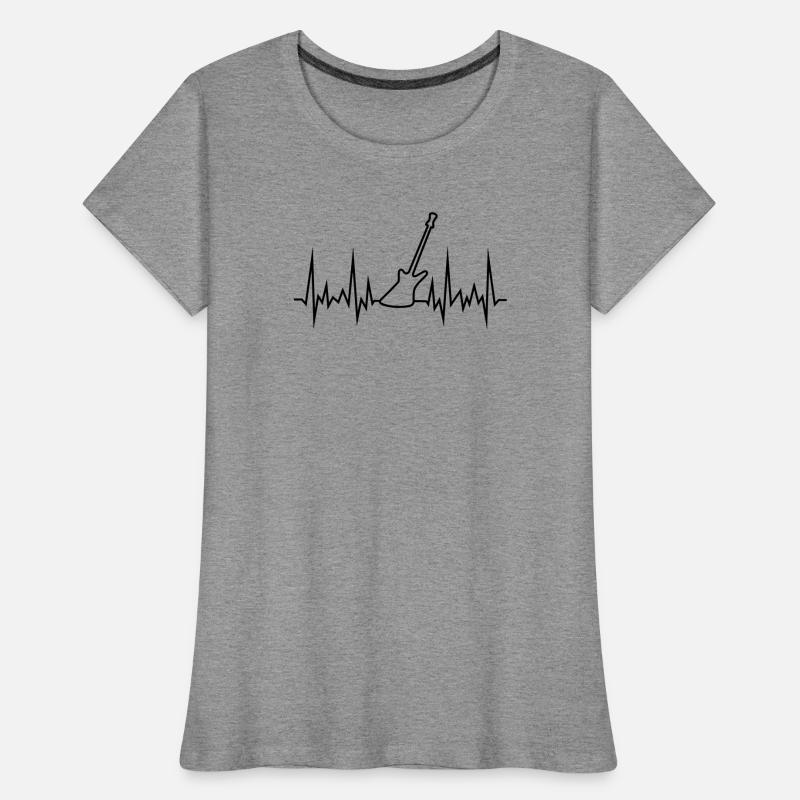wave-E-gitarre Frauen Premium Bio T-Shirt