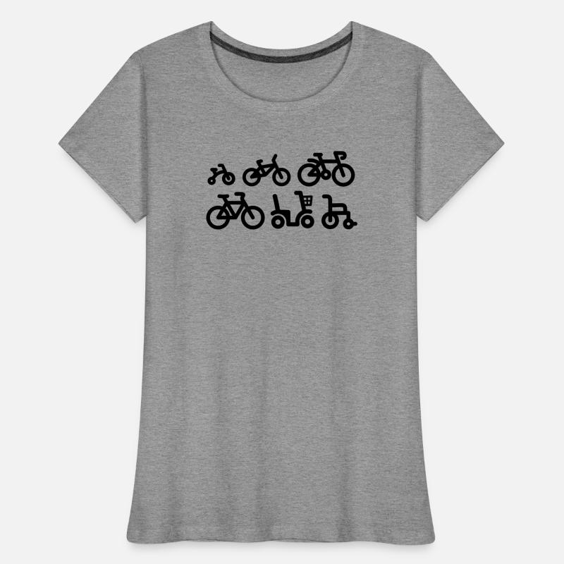 Evolution bicycle racing cycling bicycle racing Women's Premium Organic T-Shirt