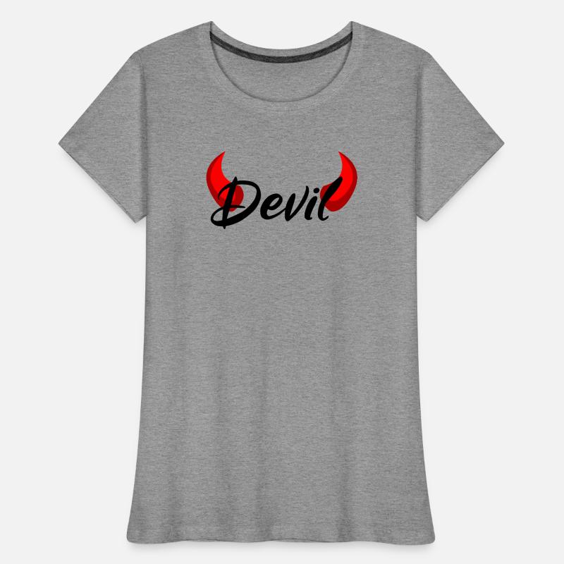 Ich bin ein Teufel - Devil Frauen Premium Bio T-Shirt