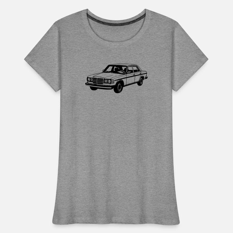 MB W123 , Youngtimer / Oldtimer ... (25) T-shirt bio Premium Femme