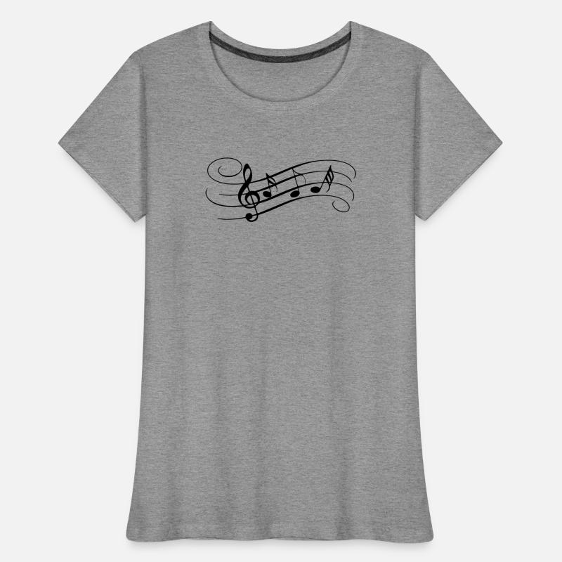 Envolée de notes T-shirt bio Premium Femme