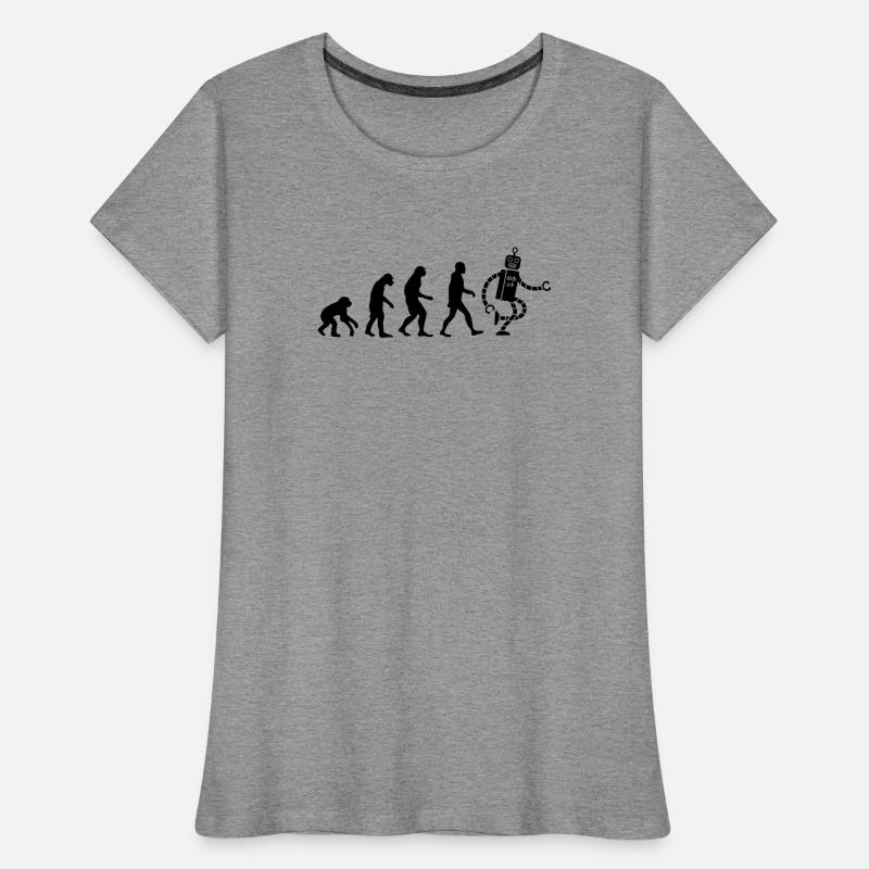 evolution robot Women's Premium Organic T-Shirt