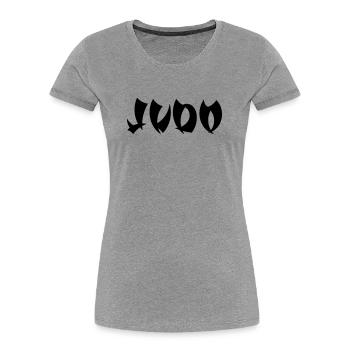 judo - Women's Premium Organic T-Shirt - heather grey - Front - Mia (176cm)