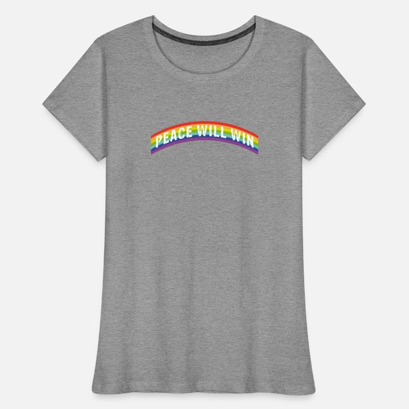 Rainbow Rainbow Peace will win Women's Premium Organic T-Shirt
