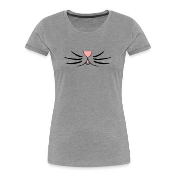 HUMOR. QUOTATION. MESSAGE. RETIREMENT. ANNIVERSARY. - Women's Premium Organic T-Shirt - heather grey - Front - Mia (176cm)