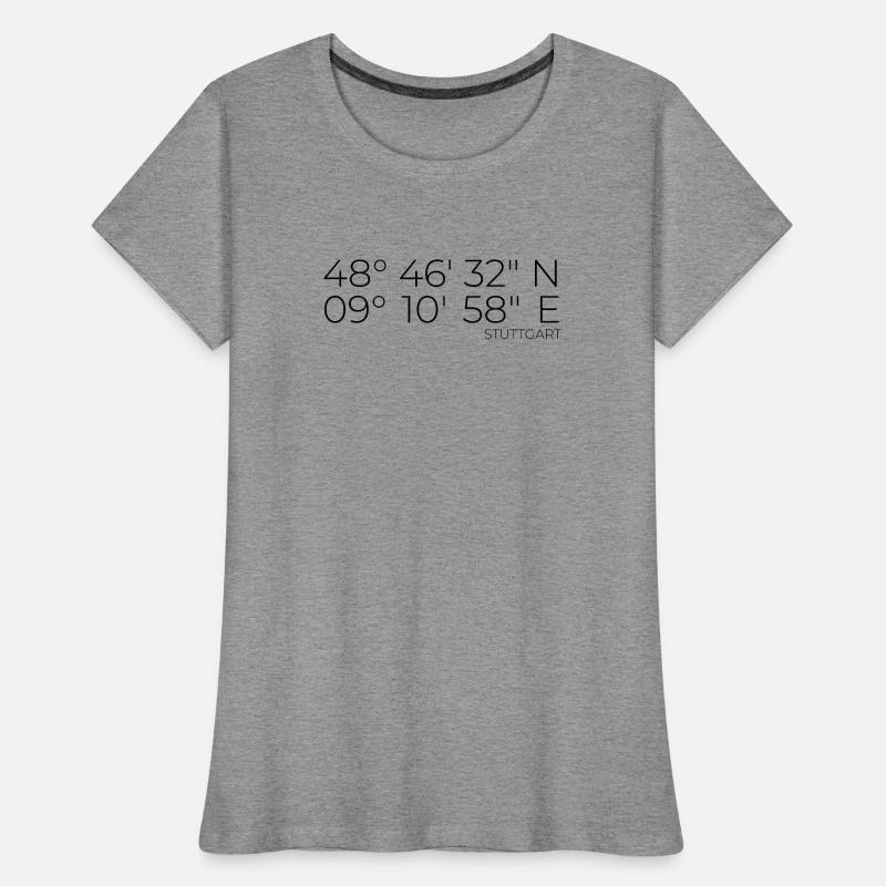coordinates Stuttgart Women's Premium Organic T-Shirt