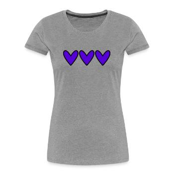 Junggesellinnenabschied. BRAUT. TEAM. TEAM MARIEE. ZUKÜNFTIGE BRAUT - Frauen Premium Bio T-Shirt - Grau meliert - Vorne - Mia (176cm)
