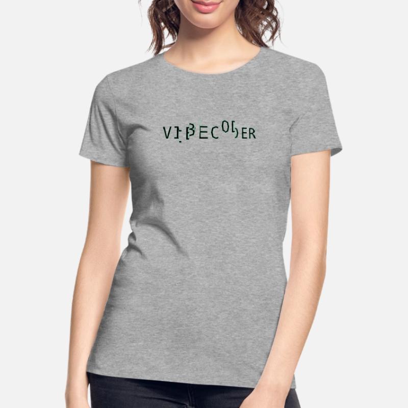 vibecoder_mono bug T-shirt bio Premium Femme
