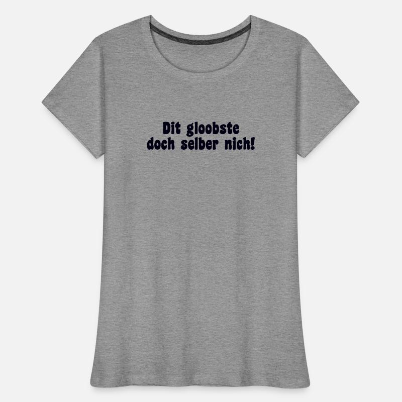 Berlin Saying Dialect Retro Women's Premium Organic T-Shirt