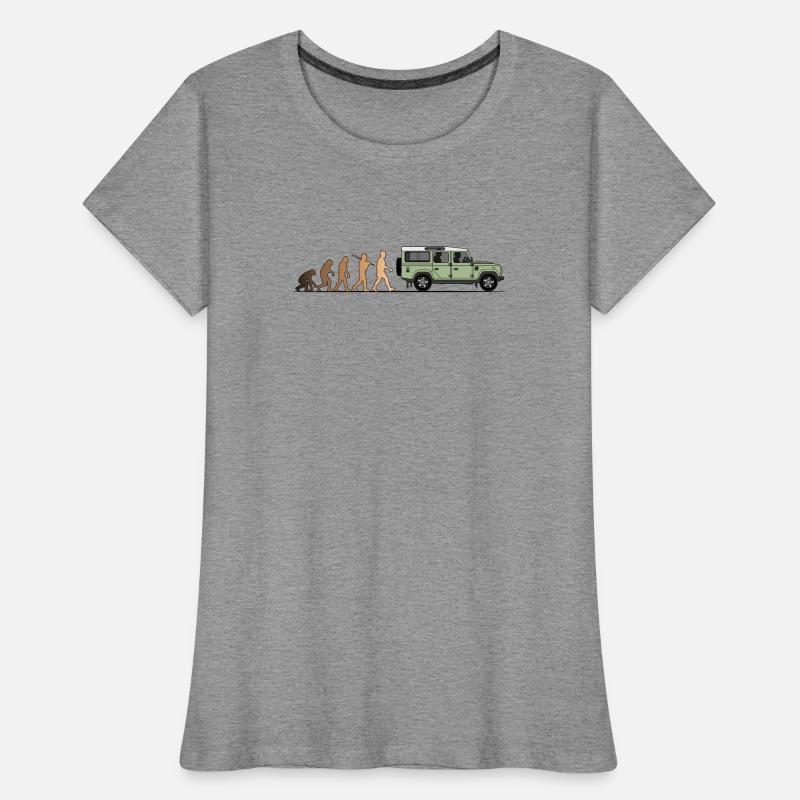 Defender Evolution 110 Farbe Frauen Premium Bio T-Shirt