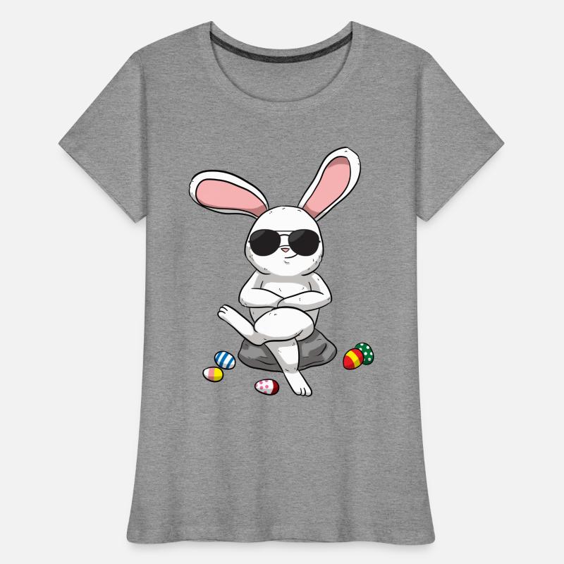 Easter Bunny Easter Bunny Cool Easter eggs Women's Premium Organic T-Shirt