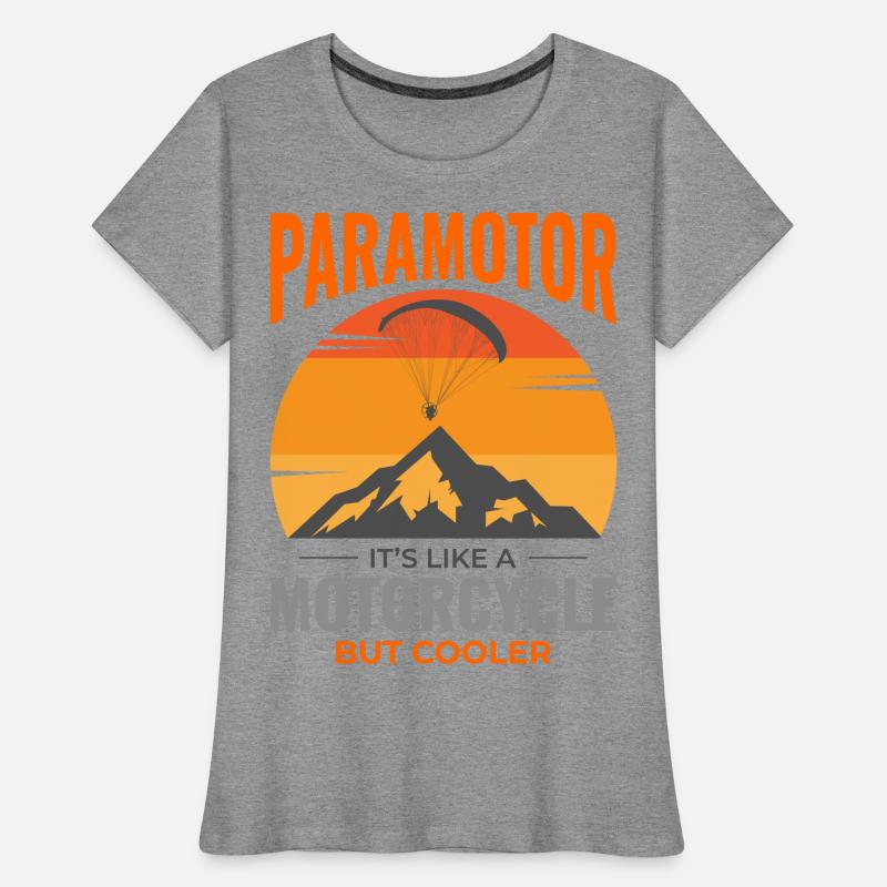 Paramotor Pilot Paramotoring Powered Paraglider Women's Premium Organic T-Shirt