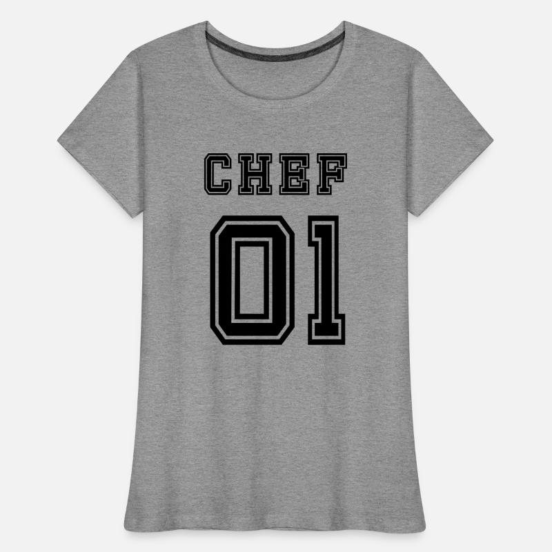Chef Frauen Premium Bio T-Shirt