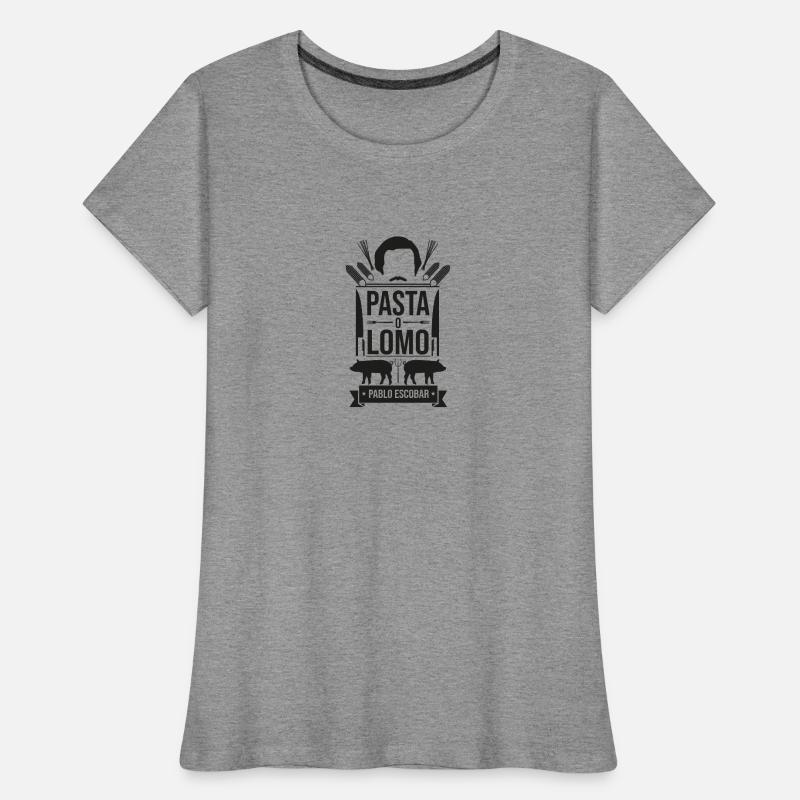NUDELN ODER SCHWARZE LENDE Frauen Premium Bio T-Shirt