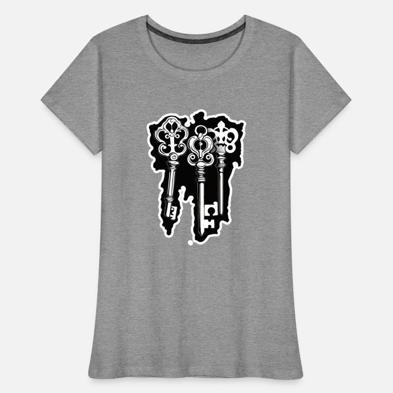 Key / Lock / Locked / Security Women's Premium Organic T-Shirt