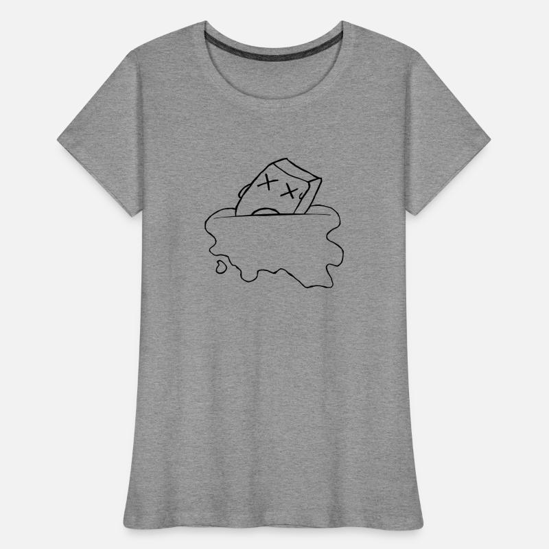 cubes de glace T-shirt bio Premium Femme