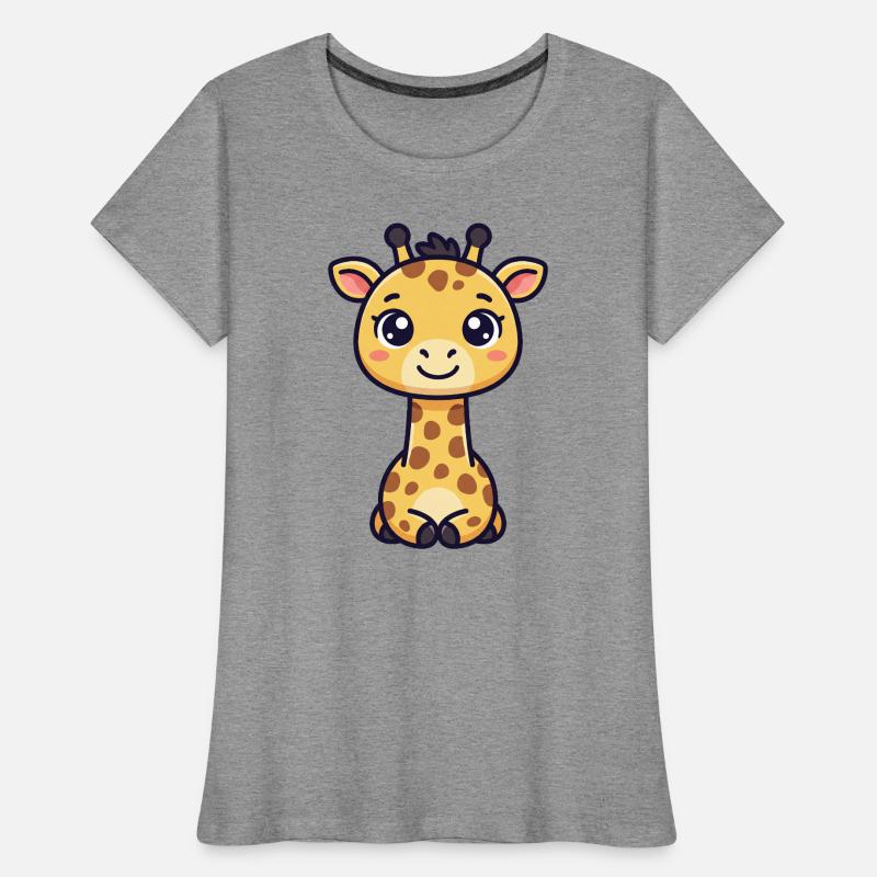 Chibi Giraffe Women's Premium Organic T-Shirt