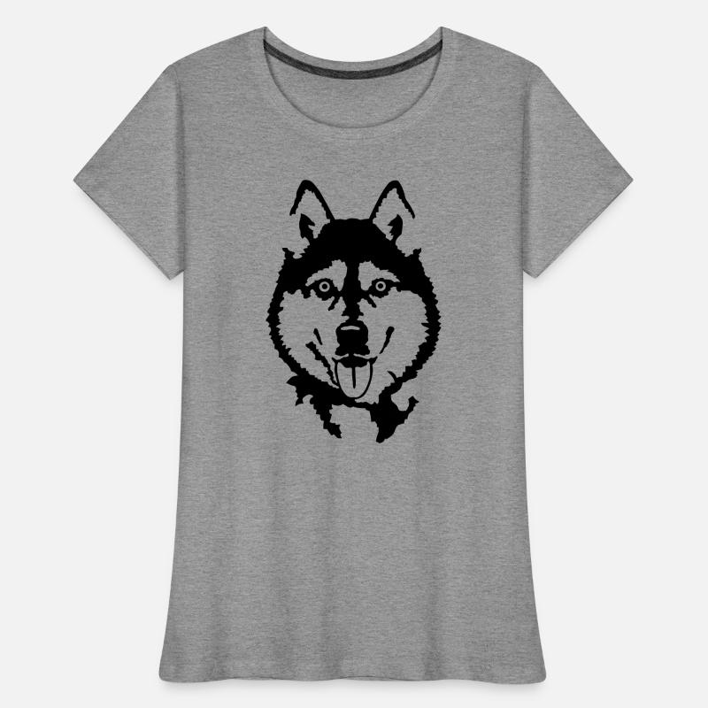 Husky Frauen Premium Bio T-Shirt
