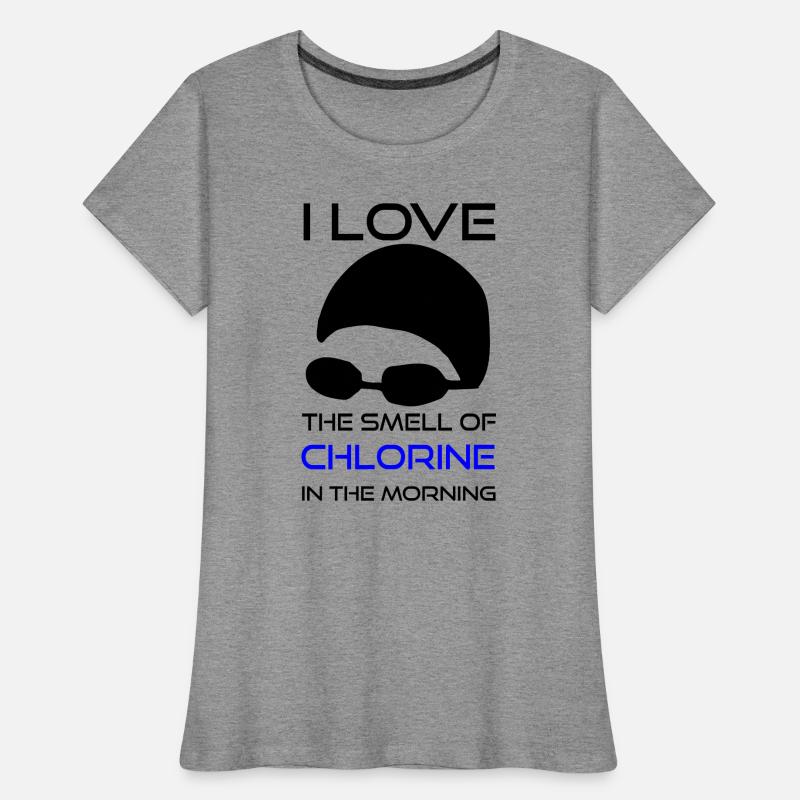 Natation Sort chlore odeur T-shirt bio Premium Femme