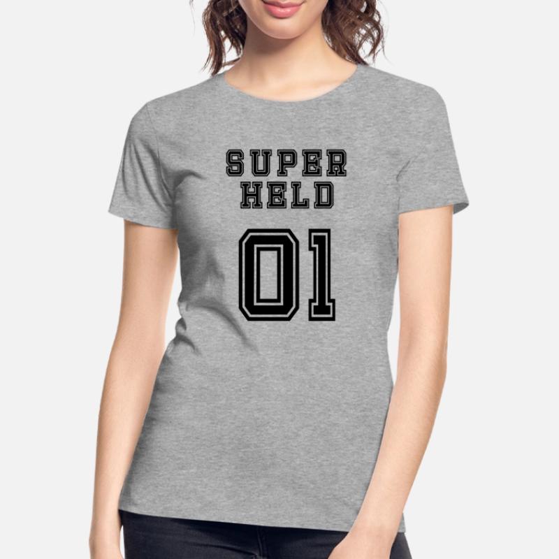 Superheld Frauen Premium Bio T-Shirt