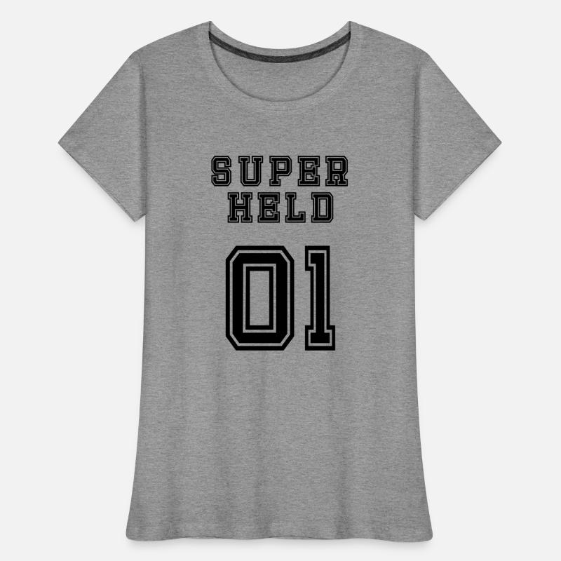 Superheld Frauen Premium Bio T-Shirt
