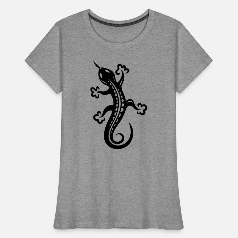 Echse, Eidechse Frauen Premium Bio T-Shirt