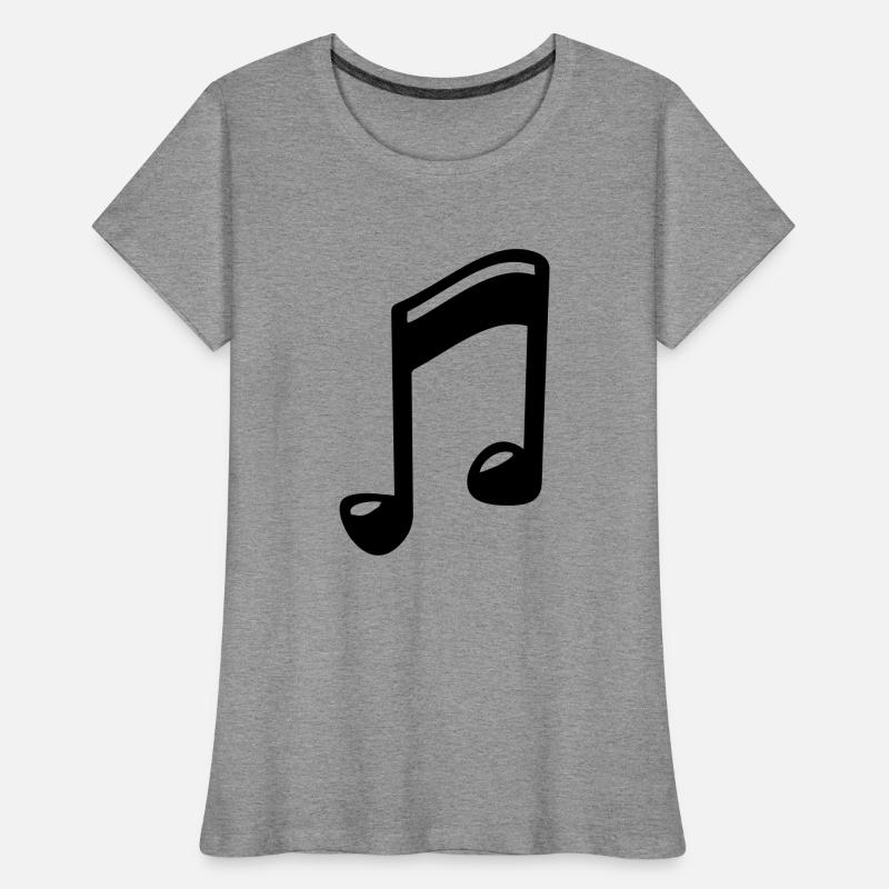 note drunk T-shirt bio Premium Femme