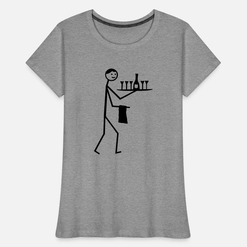Kellner Frauen Premium Bio T-Shirt