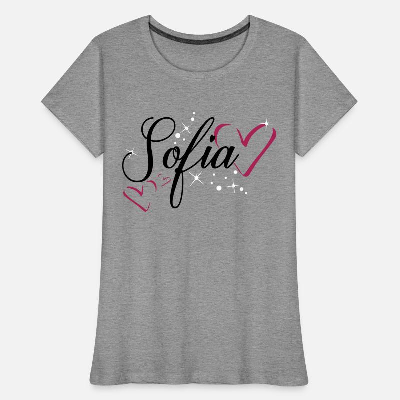 Sofia name first name Women's Premium Organic T-Shirt