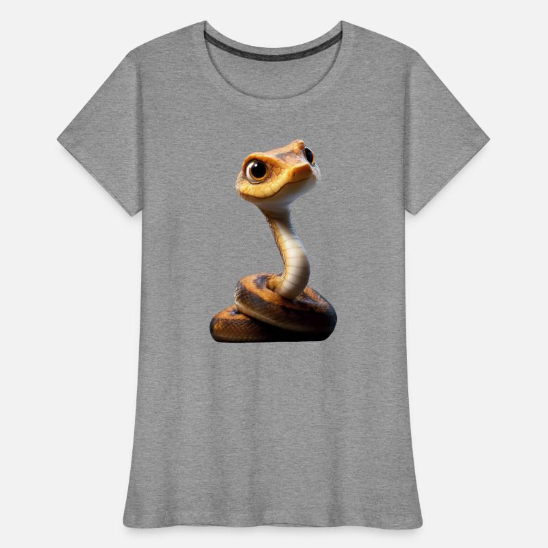 Schlange Python Kobra Klapperschlange Schlangen Frauen Premium Bio T-Shirt
