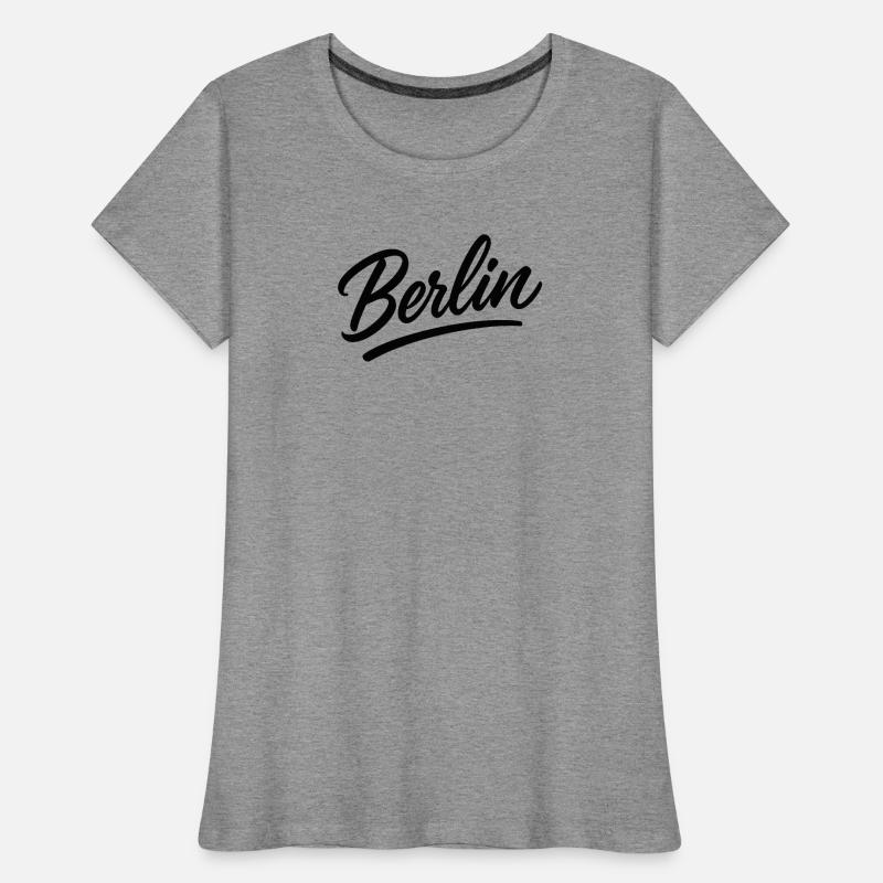 Berlin Schriftzug im Script-Stil Frauen Premium Bio T-Shirt