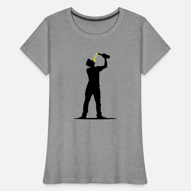 Trinker Bier Frauen Premium Bio T-Shirt