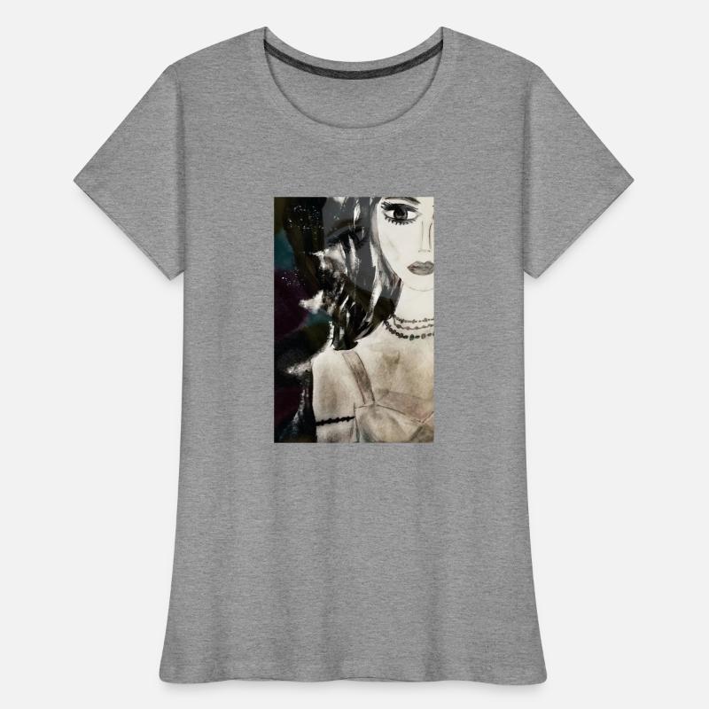 https://www.instagram.com/goldenvsilver/?hl=fr T-shirt bio Premium Femme