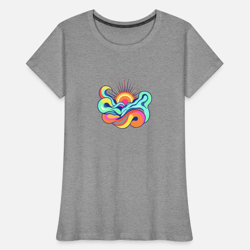 Sonne Frauen Premium Bio T-Shirt