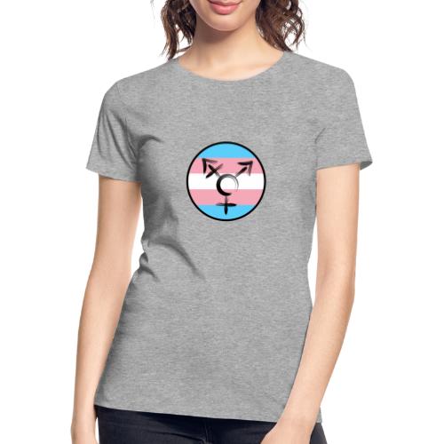 Kreisemblem Symbol Transgender - Frauen Premium Bio T-Shirt