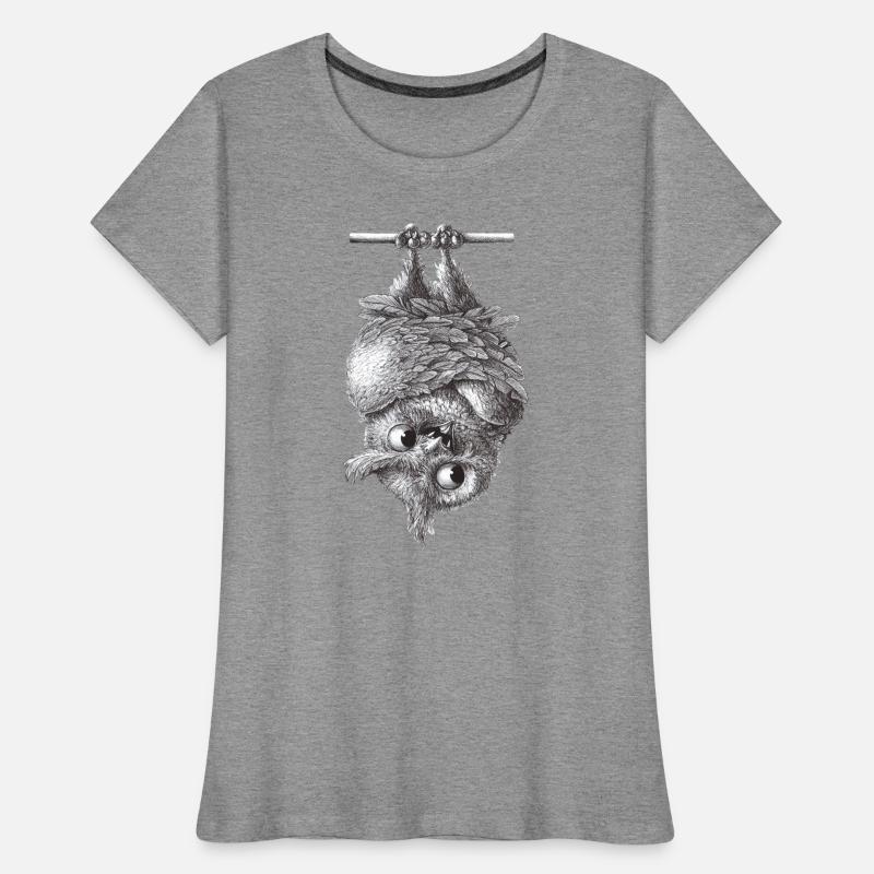 Vampir Eule - Dracula Eule Frauen Premium Bio T-Shirt