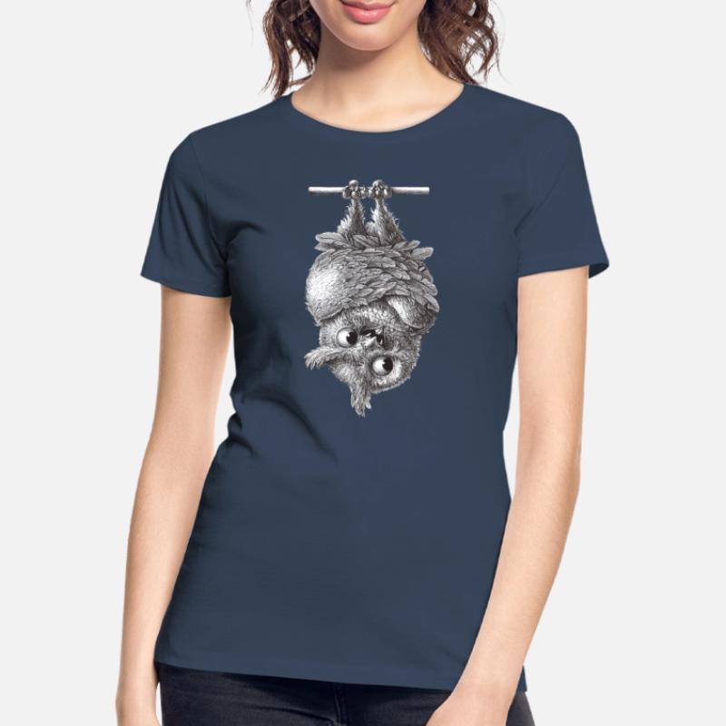 Vampir Eule - Dracula Eule Frauen Premium Bio T-Shirt