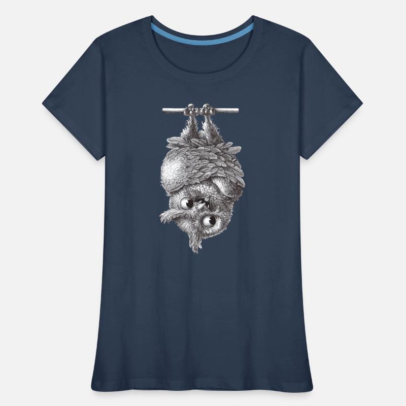Vampir Eule - Dracula Eule Frauen Premium Bio T-Shirt