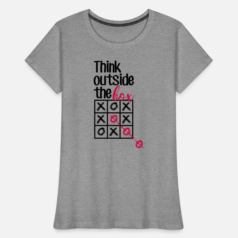 Pink Box Chain-Skript Frauen Premium Bio T-Shirt