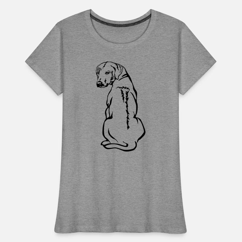 Rhodesian Ridgeback Frauen Premium Bio T-Shirt